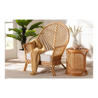 Lisabon Bohemian Light Honey Rattan Arm Chair