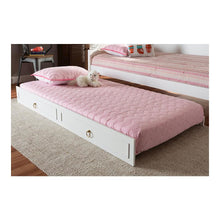 Mariana Classic and Traditional White Finished Wood Twin Size Trundle