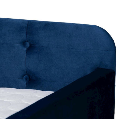 Button Tufted Queen Size Daybed with Trundle