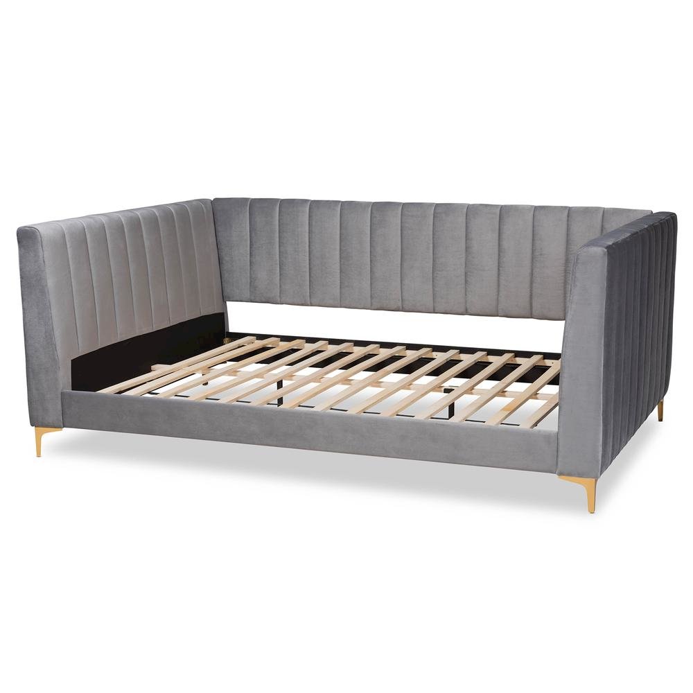Gold Finished Queen Size Daybed