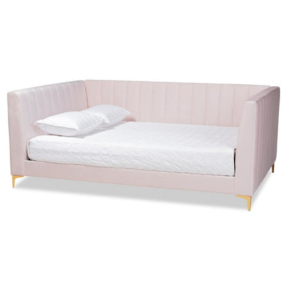 Gold Finished Queen Size Daybed