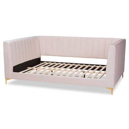 Gold Finished Queen Size Daybed