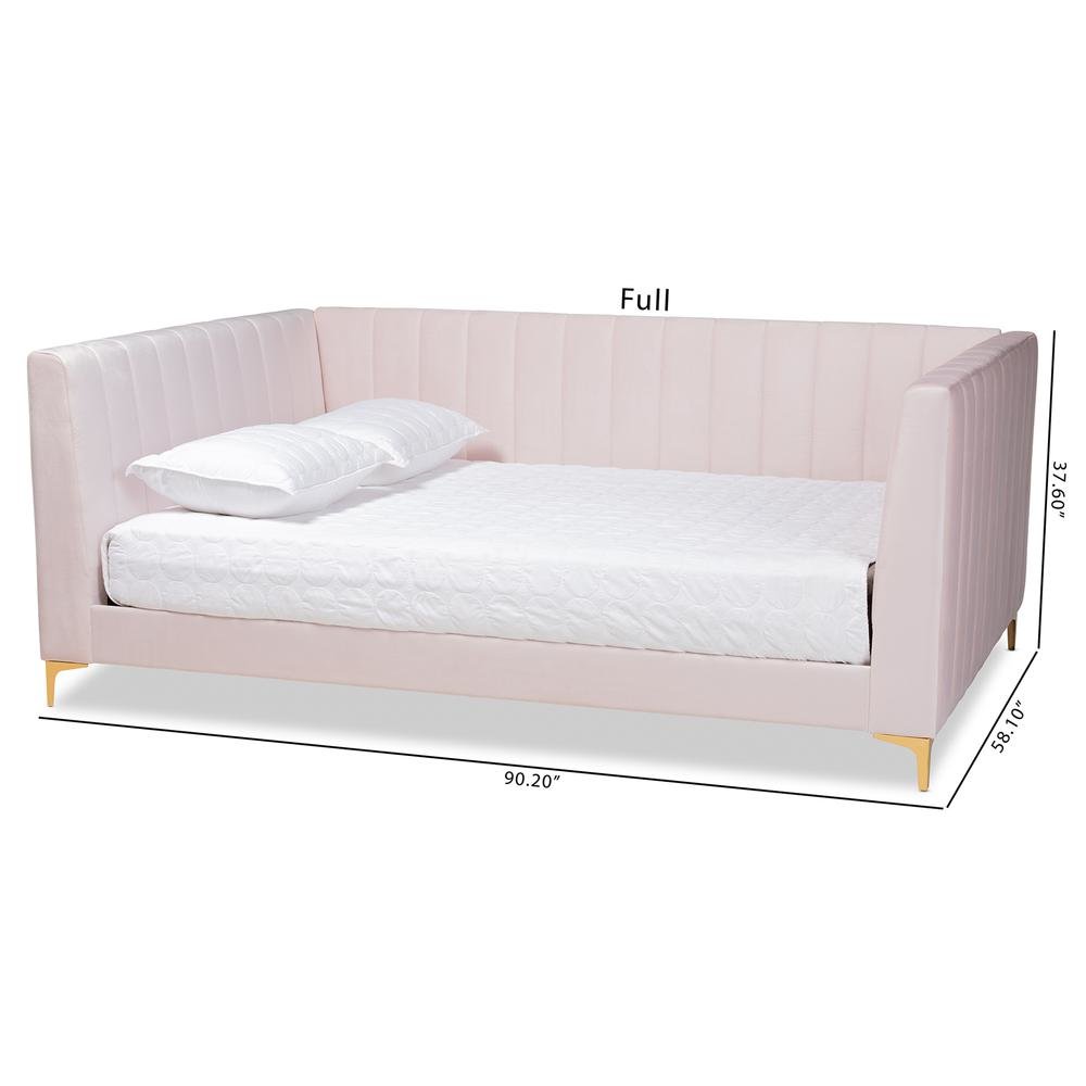 Gold Finished Queen Size Daybed