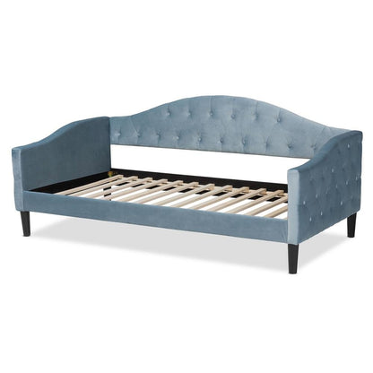 Dark Brown Finished Wood Full Size Daybed