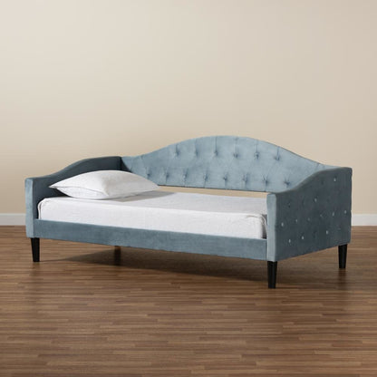 Dark Brown Finished Wood Full Size Daybed