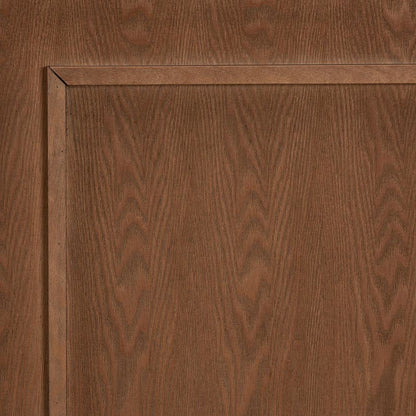 Giordano Classic and Traditional Ash Walnut Finished Wood Queen Size Headboard