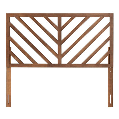 Belisma Modern and Contemporary Ash Walnut Finished Wood King Size Headboard