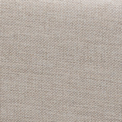 Transitional Beige Fabric Upholstered Queen Size Platform Bed