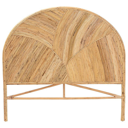 Seana Bohemian Honey Rattan Queen Size Standalone Headboard