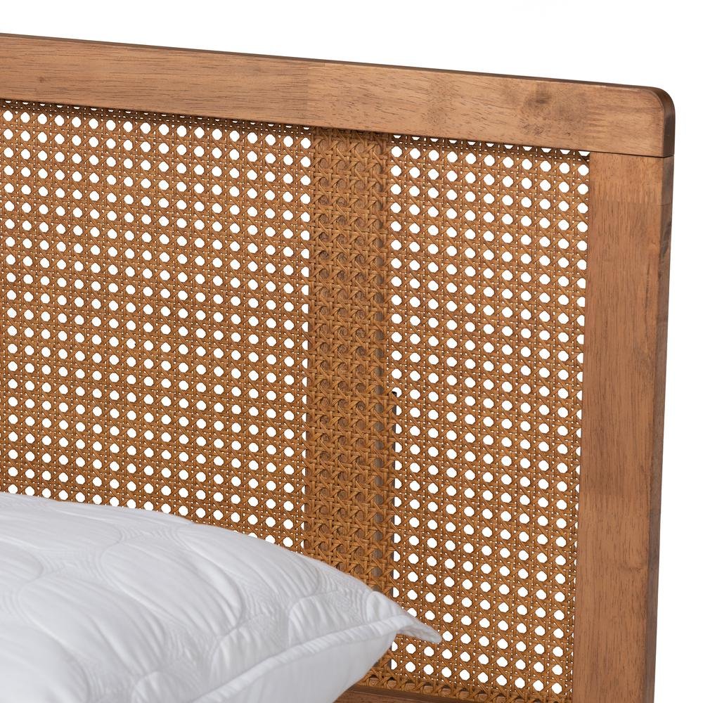 Synthetic Rattan King Size Platform Bed