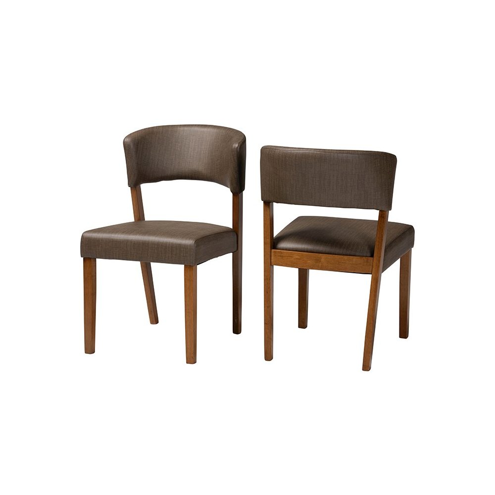 Leather Dining Chairs (Set of 2)