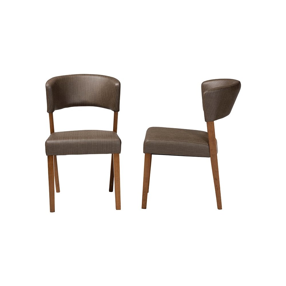 Leather Dining Chairs (Set of 2)