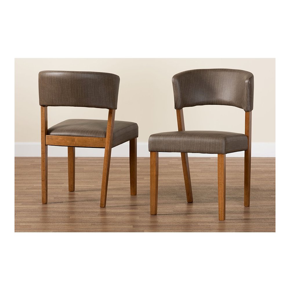Leather Dining Chairs (Set of 2)
