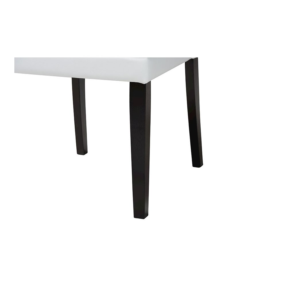 Leather Button-Tufted Nail heads Trim Dining Chair (Set of 2)