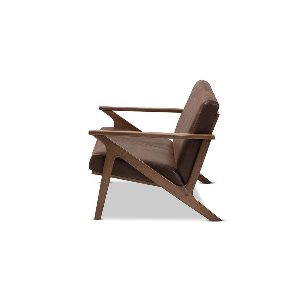 Leather 2-Seater Loveseat