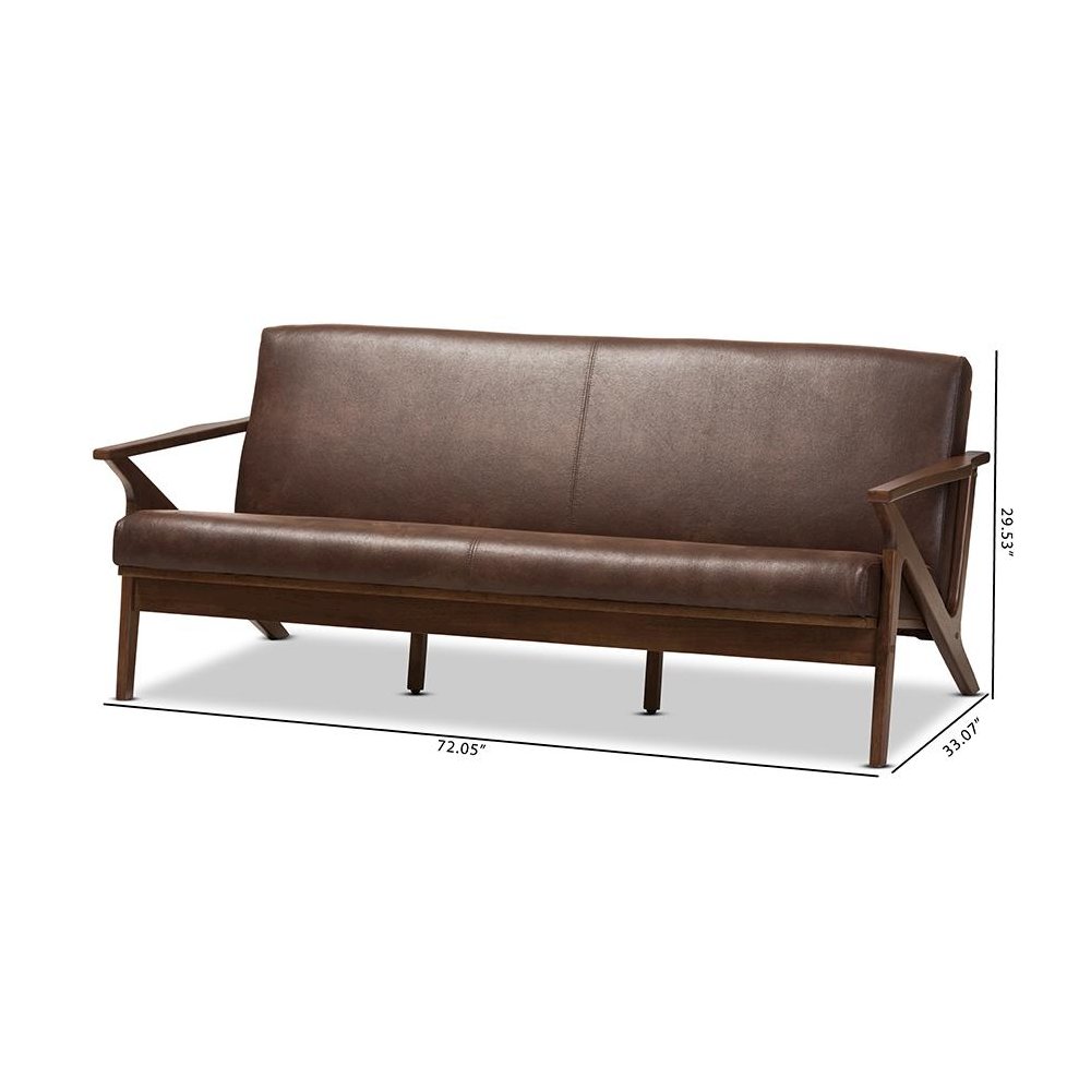 Leather 3-Seater Sofa
