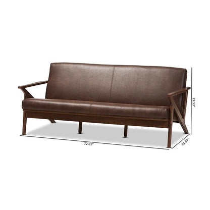 Leather 3-Seater Sofa