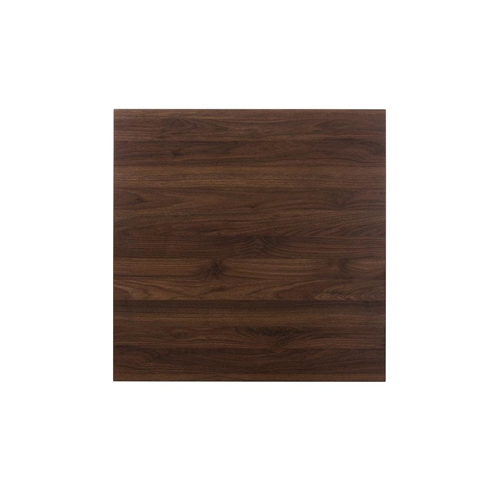 Baxton Studio Lovy Modern and Contemporary Walnut-Finished 5-Piece Dining Set