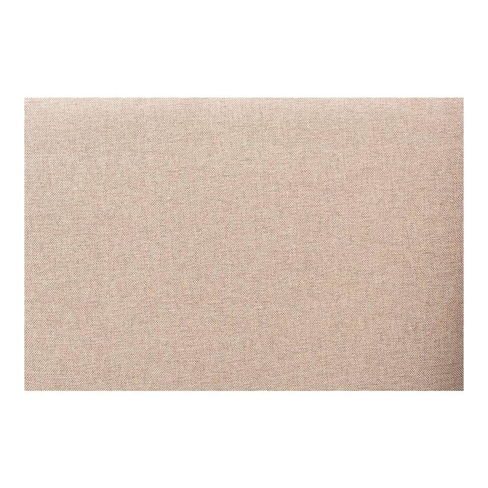 Ruth Sand Fabric Upholstered and Dark Brown Finished Wood 7-Piece Dining Set