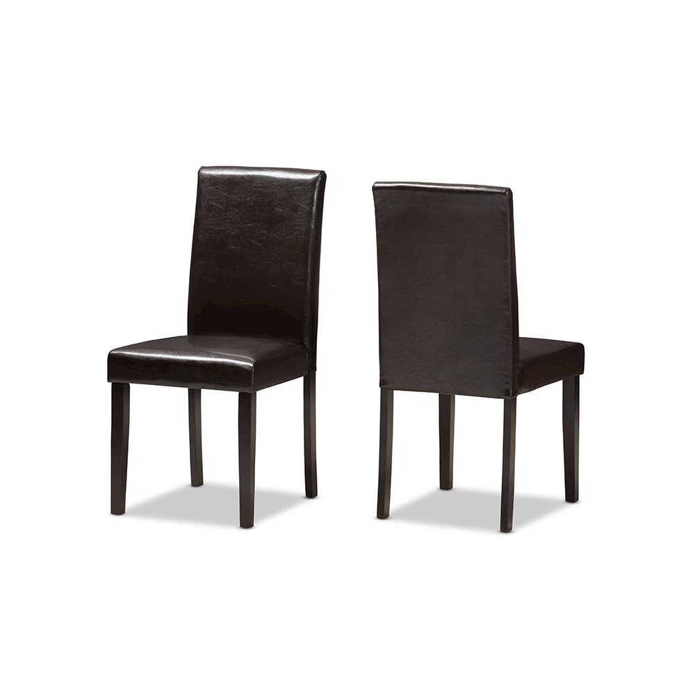 Leather Upholstered Dining Chair (Set of 2)
