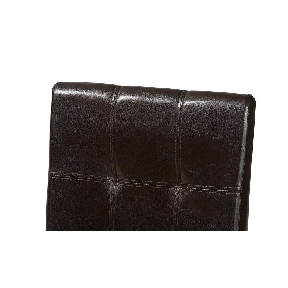 Leather Upholstered Dining Chair (Set of 2)