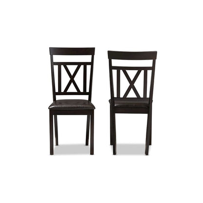 Leather Upholstered Dining Chair (Set of 2)