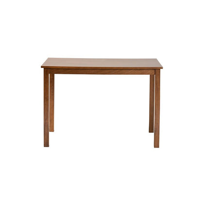 Baxton Studio Eveline Modern Walnut Brown Finished Wood 43-Inch Dining Table