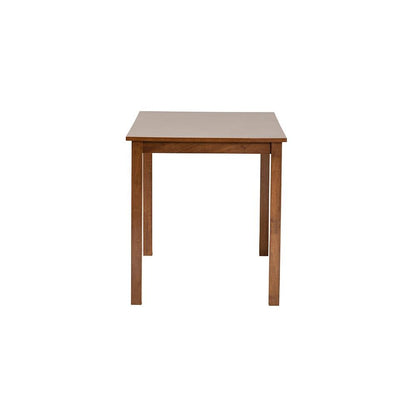 Baxton Studio Eveline Modern Walnut Brown Finished Wood 43-Inch Dining Table
