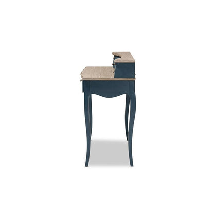 Celestine French Provincial Blue Spruce Finished Wood Accent Writing Desk