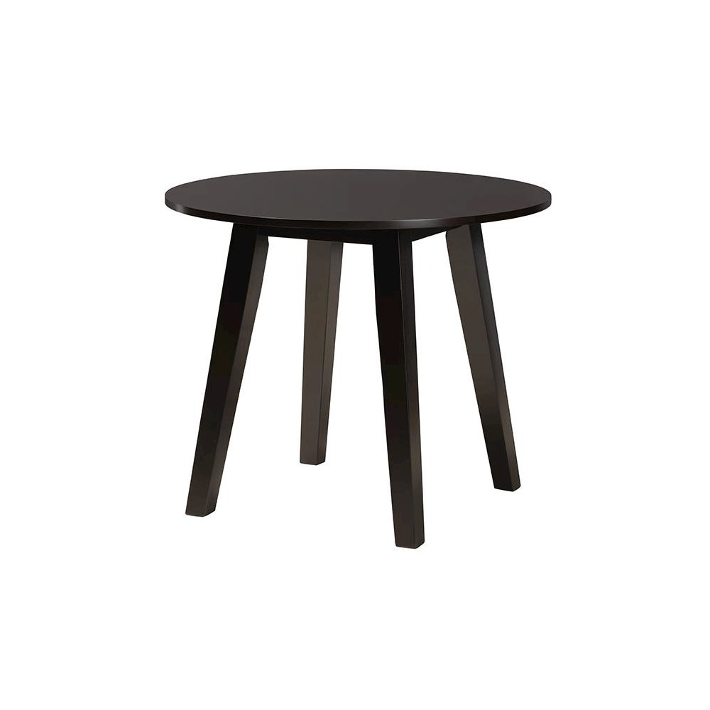 Nina Modern Grey Fabric and Espresso Brown Finished Wood 5-Piece Dining Set