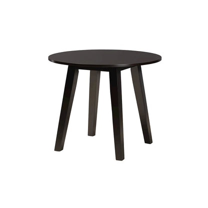 Nina Modern Grey Fabric and Espresso Brown Finished Wood 5-Piece Dining Set