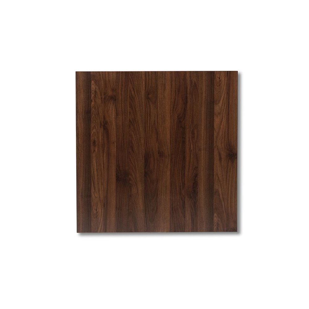 Gray Fabric Upholstered Dark Walnut-Finished 5-Piece Wood Dining Set