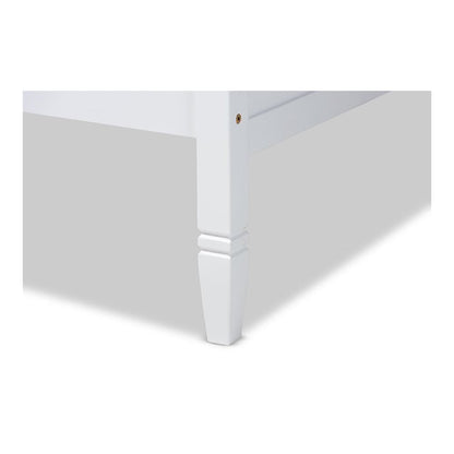 Mariana Classic and Traditional White Finished Wood Twin Size Daybed