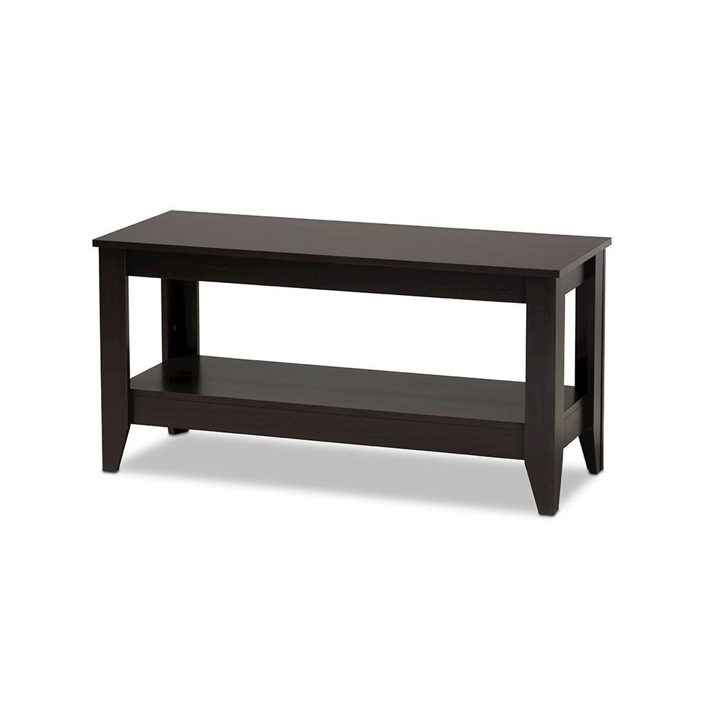 Baxton Studio Elada Modern and Contemporary Wenge Finished Wood Coffee Table