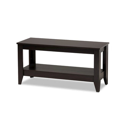 Baxton Studio Elada Modern and Contemporary Wenge Finished Wood Coffee Table