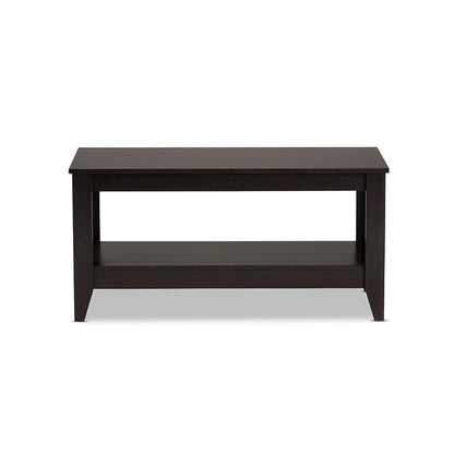 Baxton Studio Elada Modern and Contemporary Wenge Finished Wood Coffee Table