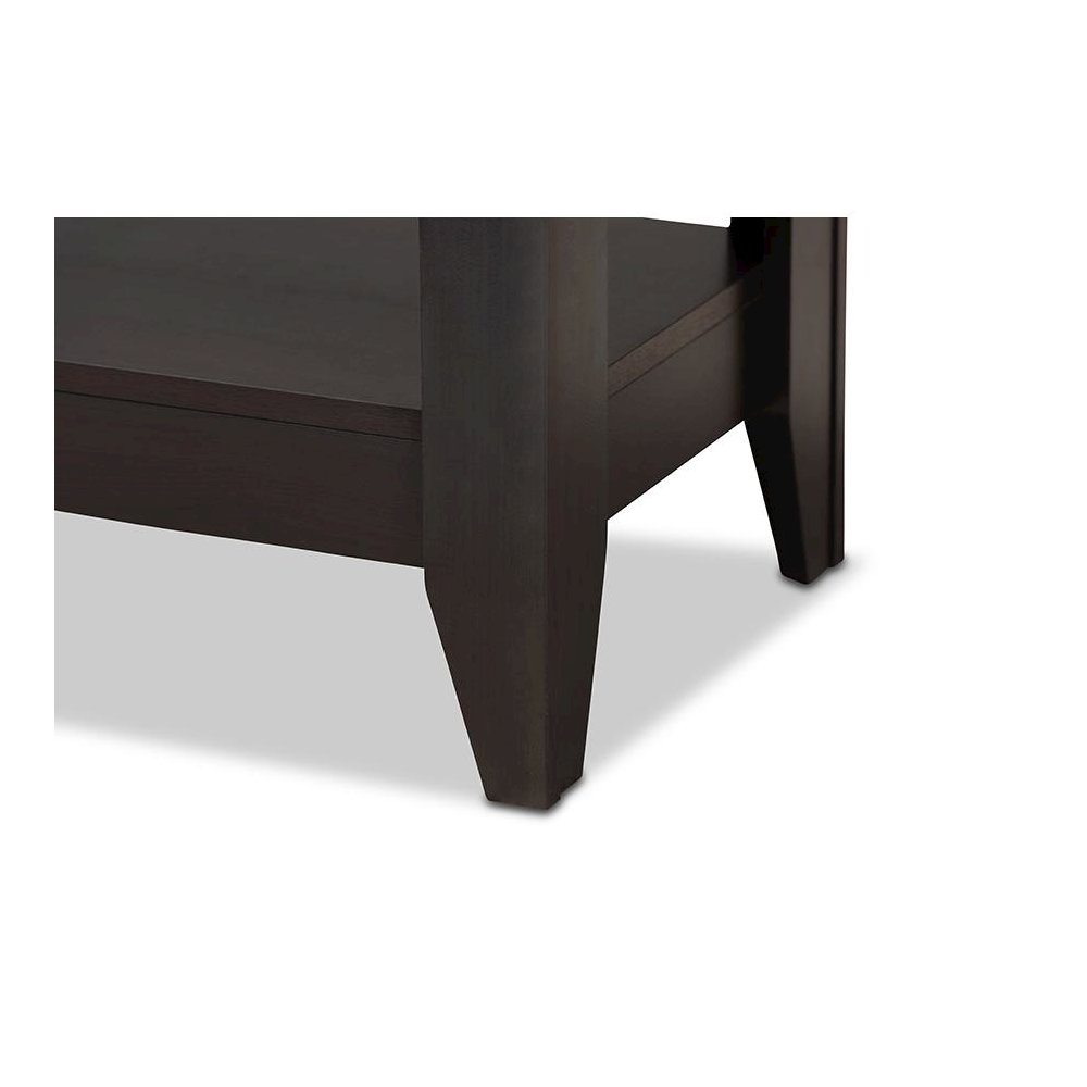 Baxton Studio Elada Modern and Contemporary Wenge Finished Wood Coffee Table