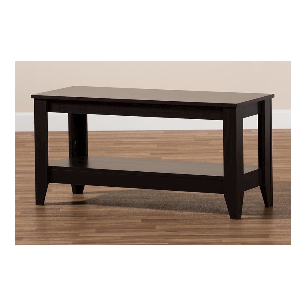 Baxton Studio Elada Modern and Contemporary Wenge Finished Wood Coffee Table