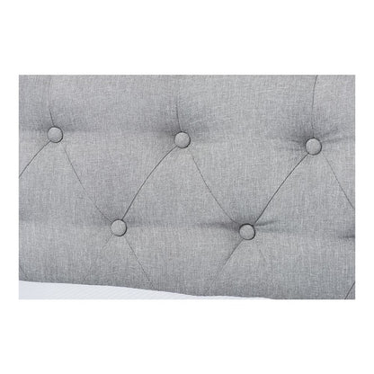 Baxton Studio Mabelle Modern and Contemporary Grey Fabric Trundle Daybed