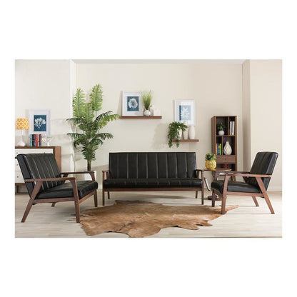 Leather 3 Pieces Living Room Sets