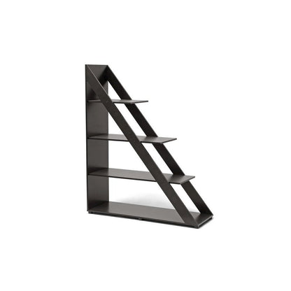 Baxton Studio Psinta Dark Brown Modern Shelving Unit