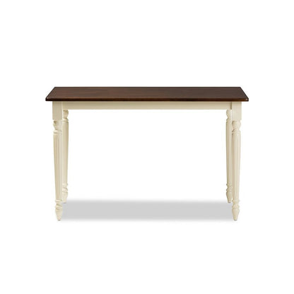 "Cherry" Brown Finishing Wood Dining Table
