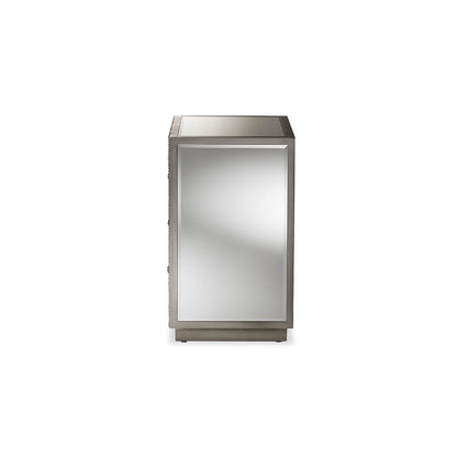 Baxton Studio Edeline Hollywood Regency Glamour Style Mirrored 3-Drawer Cabinet