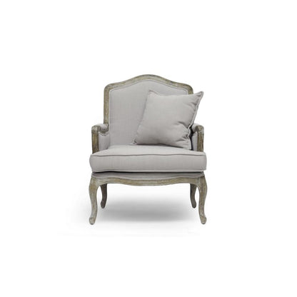 Baxton Studio Constanza Classic Antiqued French Accent Chair
