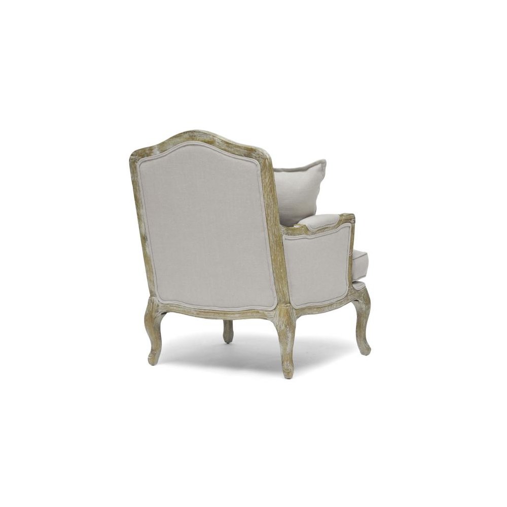 Baxton Studio Constanza Classic Antiqued French Accent Chair