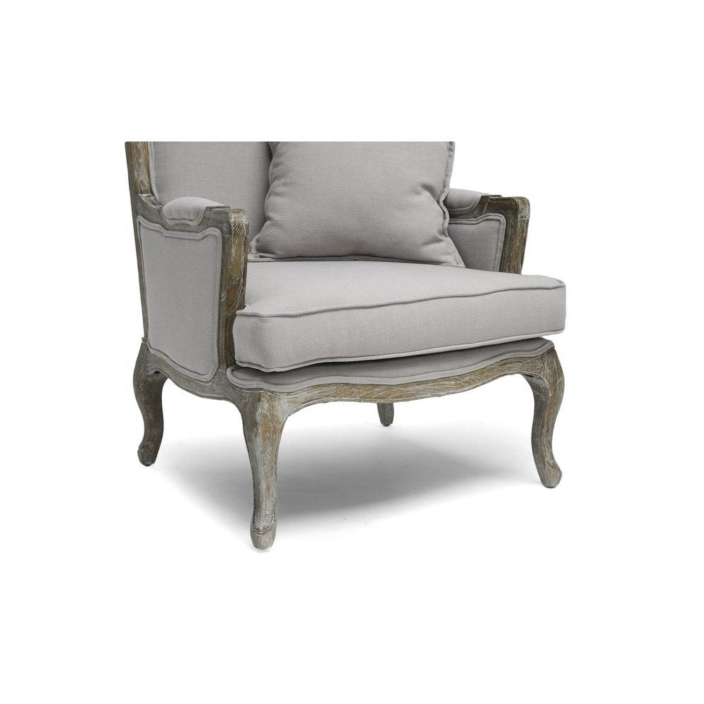 Baxton Studio Constanza Classic Antiqued French Accent Chair