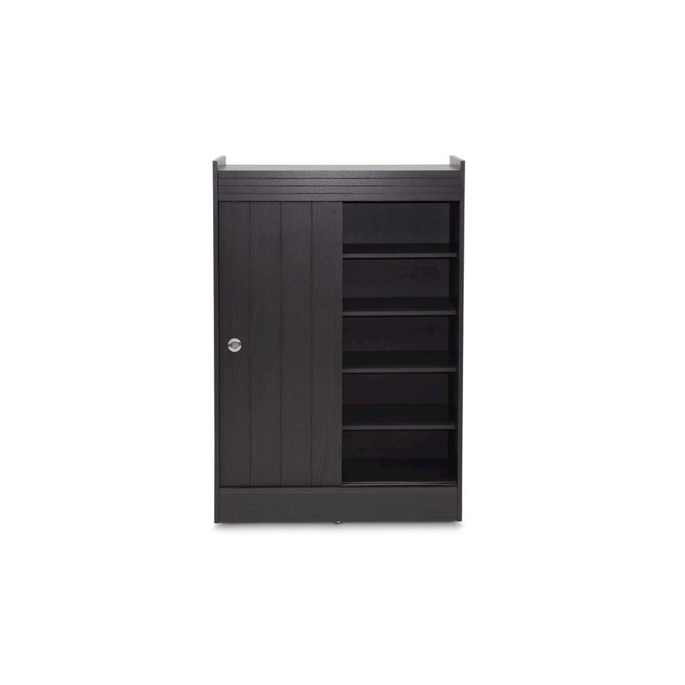 Baxton Studio Espresso Shoe-Rack Cabinet