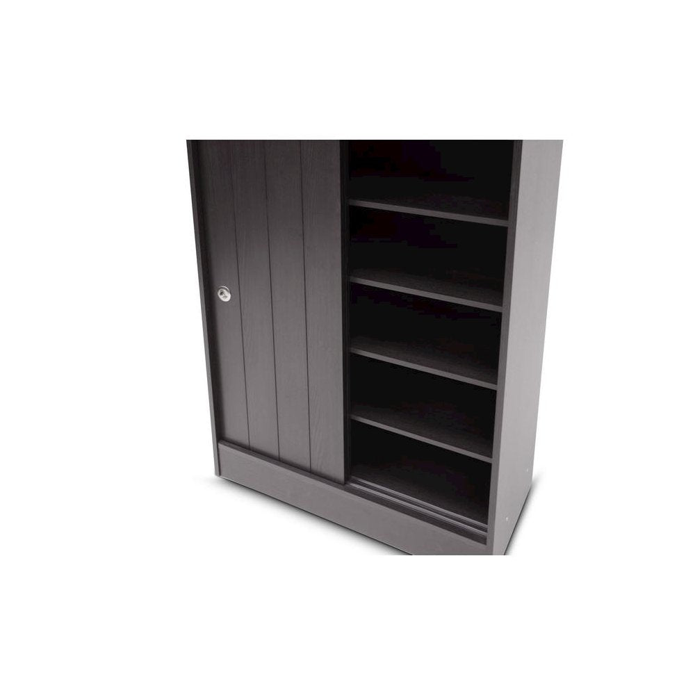Baxton Studio Espresso Shoe-Rack Cabinet