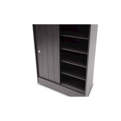 Baxton Studio Espresso Shoe-Rack Cabinet