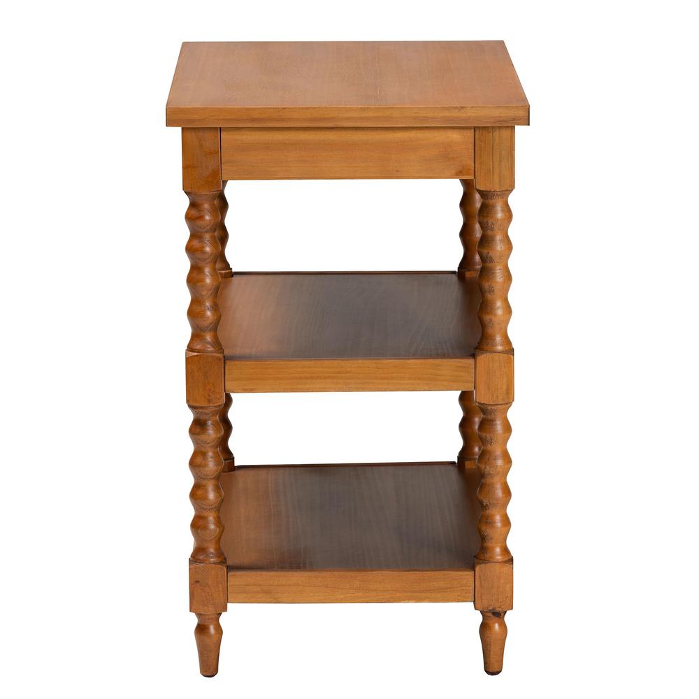 Baxton Studio Imogene Retro-Modern Walnut Brown Finished Wood End Table